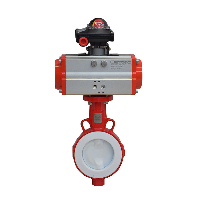 válvulas de mariposa wafer para automatizar