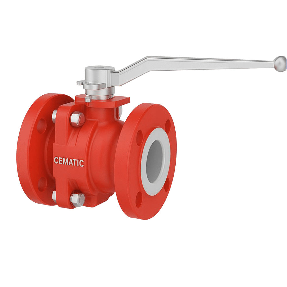 Válvulas de Bola Anticorrosivas Interiores de PFA