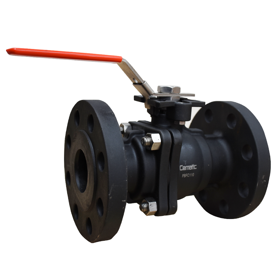 ANSI 300 WCB Flanged Ball Valve with ISO5211 Mounting