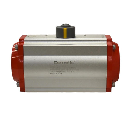 Actuador neumático simple efecto para válvula de bola y mariposa Cematic