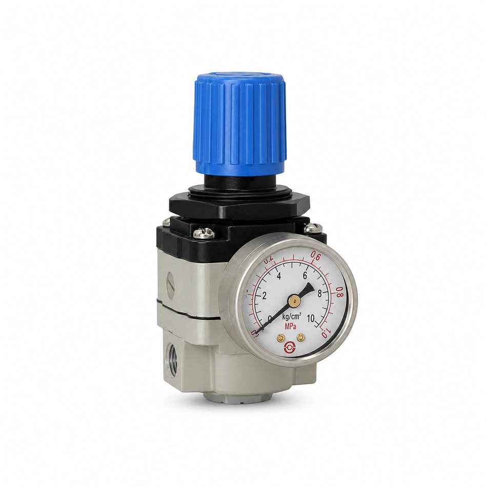 Regulator with Pressure Gauge 0 to 10 Bars