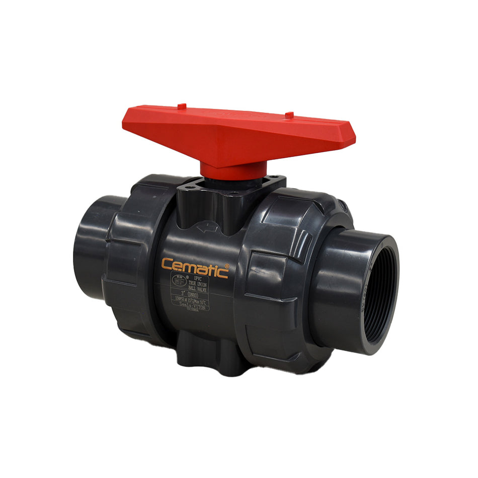 Ball Valve PVC Body NPT Thread Viton Seat with Handle