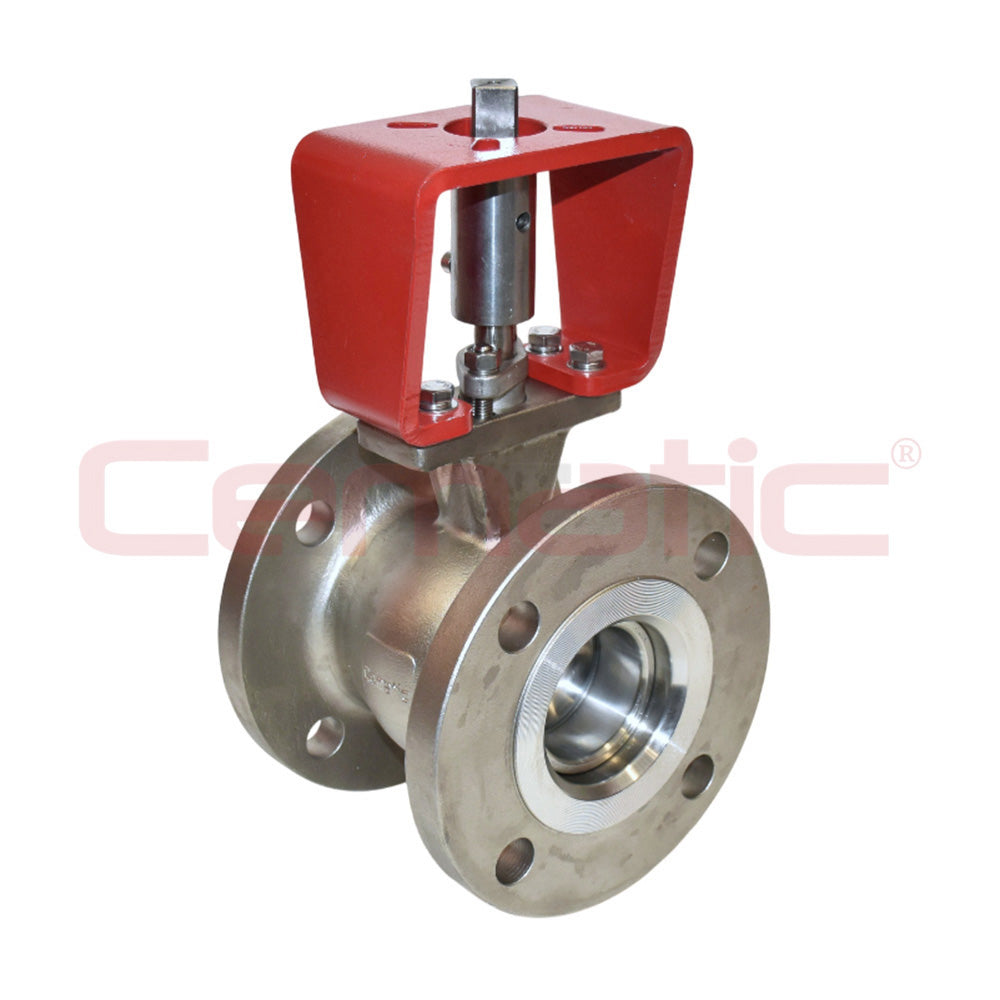 Segmented V-Port Ball Valve SS316 | Stellite Seat ANSI 150 – Cematic