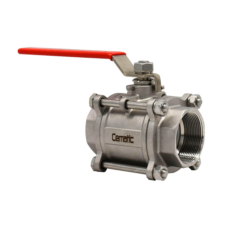 Ball Valve NPT Thread Stainless Steel 316 Manual Opening