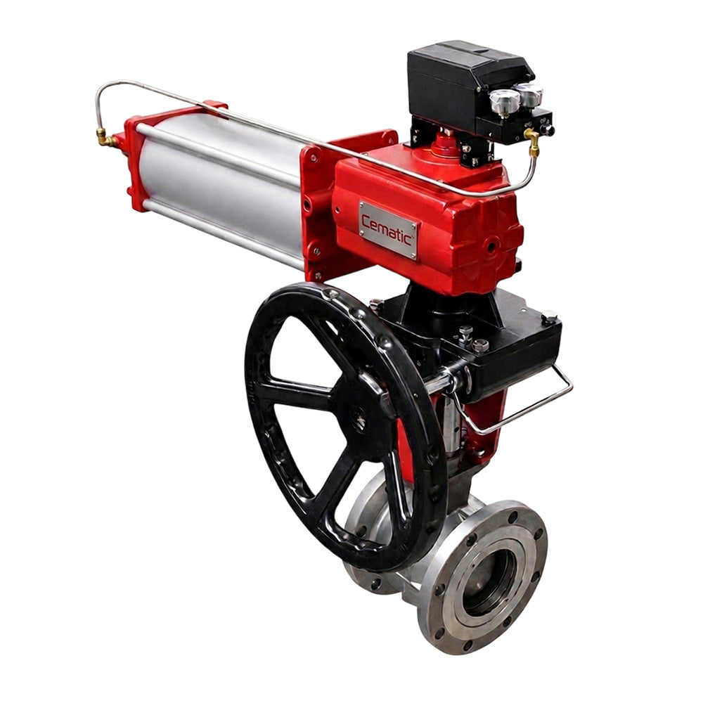 Segmented V-Port Ball Valve SS316 | Stellite Seat ANSI 150 – Cematic