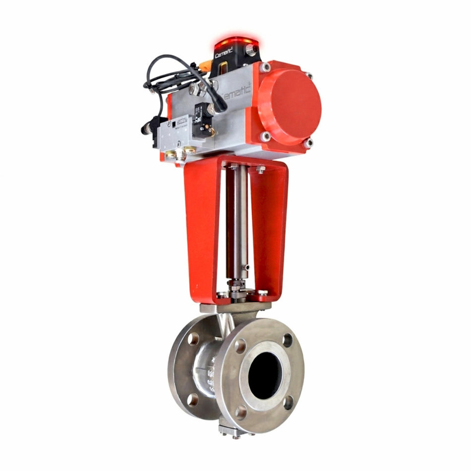 V-Segment Ball Valve SS316 | Stellite Seat | ANSI 150 | Modulating Control