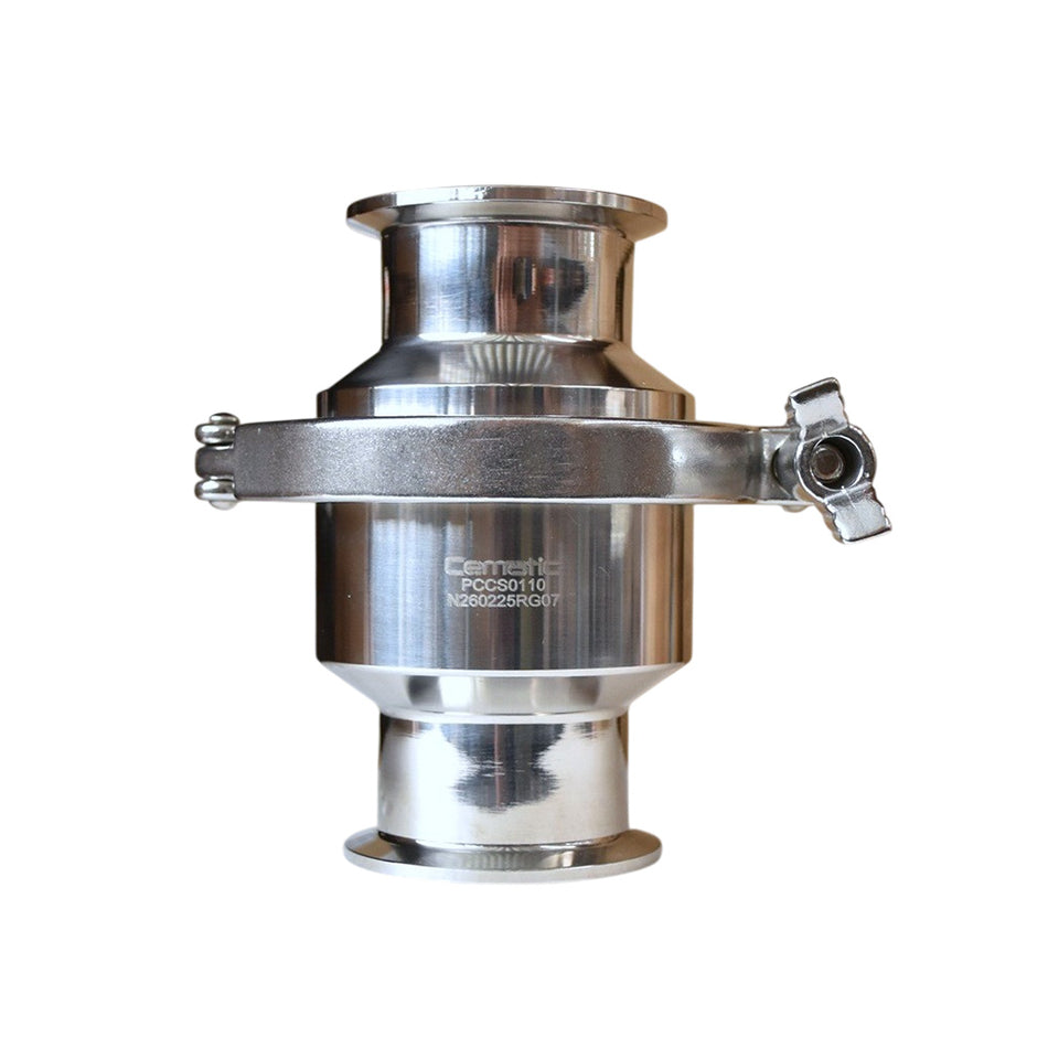 Check Clamp Valve in 316L Stainless Steel