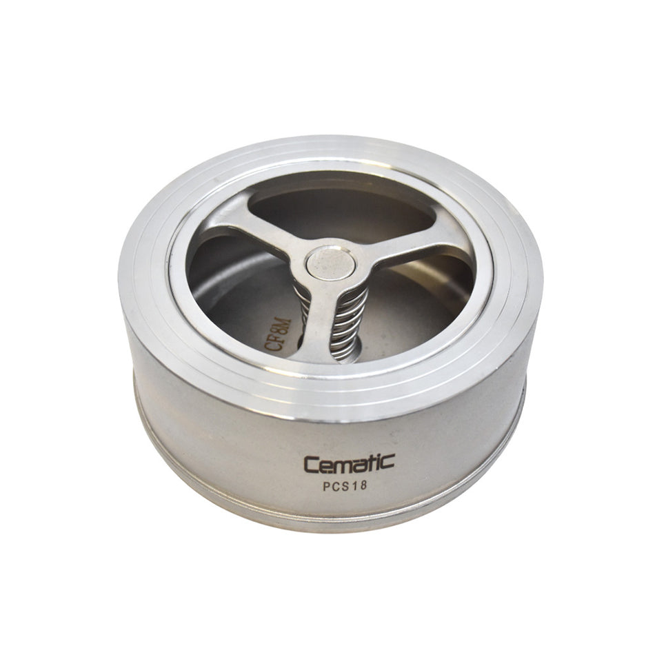 Check Valve Wafer Disc with Spring Steel SS 316L