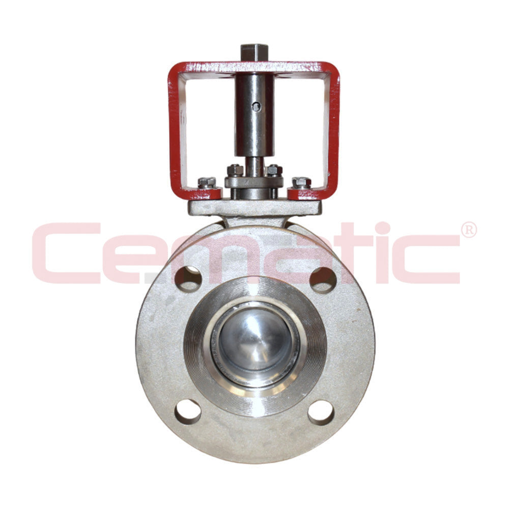 Segmented V-Port Ball Valve SS316 | Stellite Seat ANSI 150 – Cematic