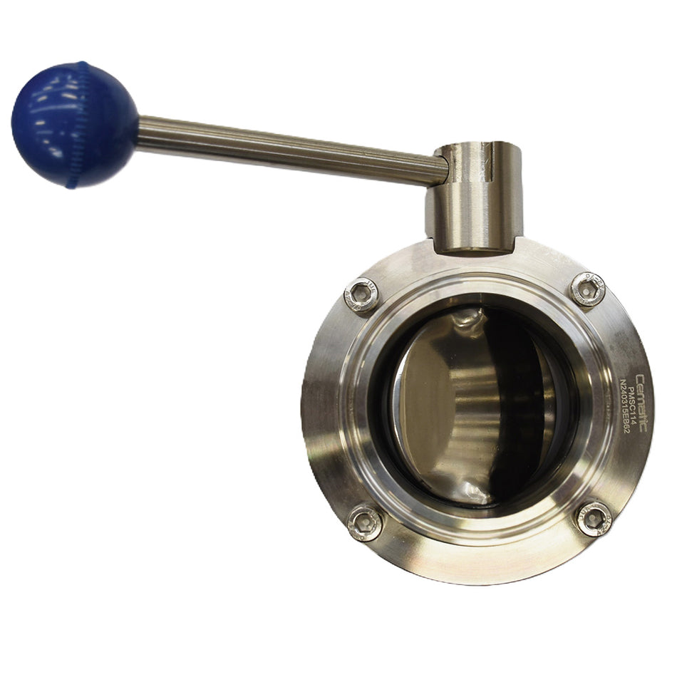 Clamp Butterfly Valve 3A Steel Body SS316L EPDM Seat