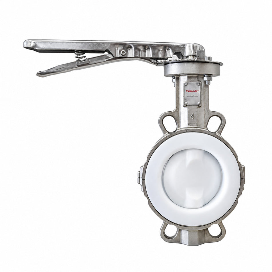 Wafer Butterfly Valve SS316 | PTFE Coated SS316 Disc | Greater Chemical Resistance