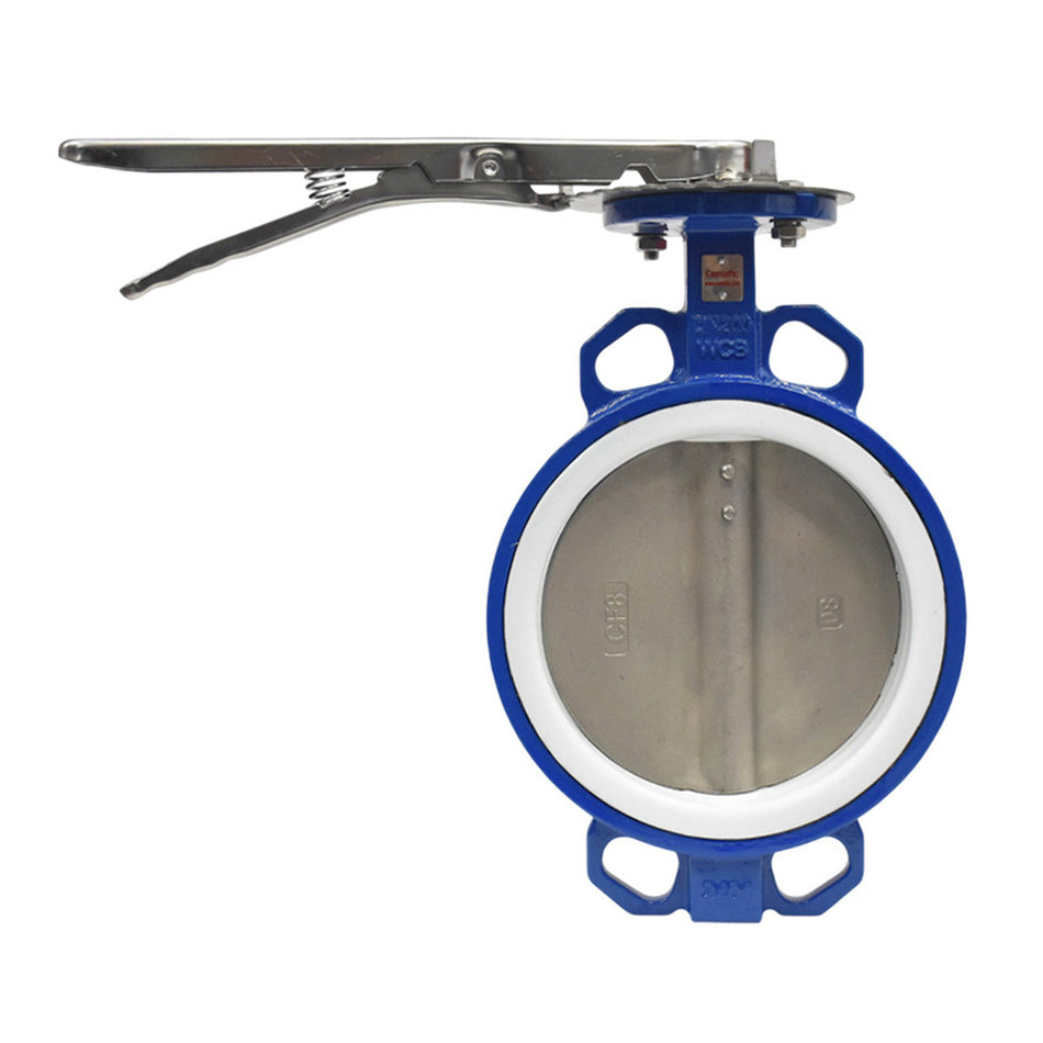 Wafer Butterfly Valve Teflon Coated EPDM Seat