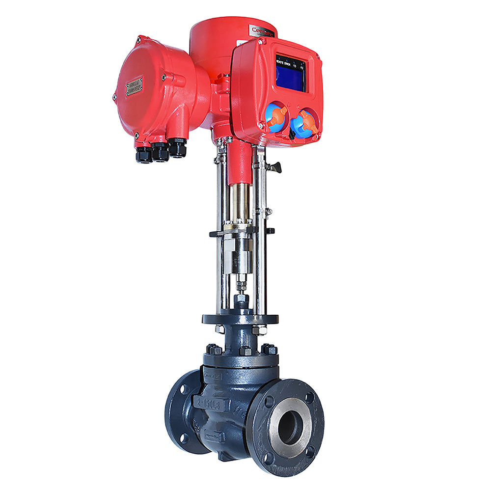 Válvula de control con actuador eléctrico lineal - Cematic