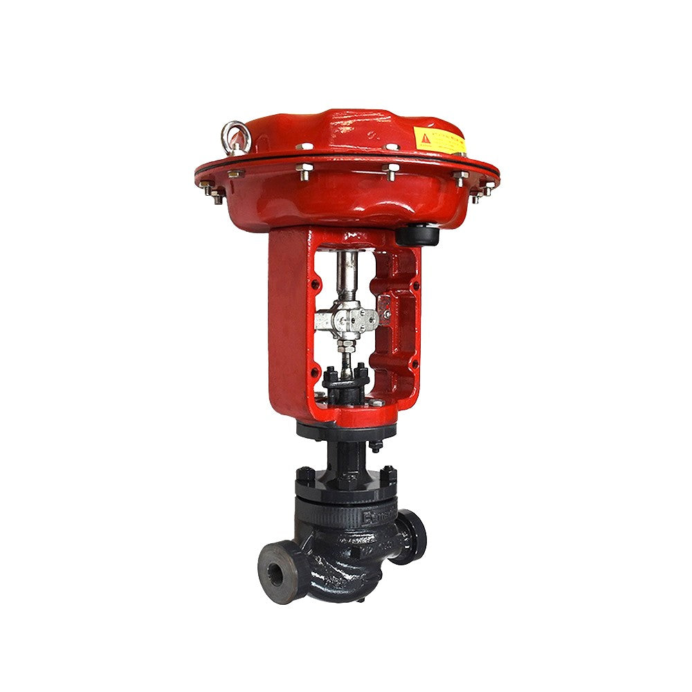 válvula globo control rosca NPT acero carbono trim SS304 Cematic