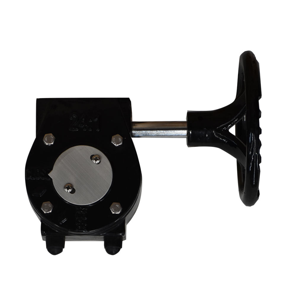 Caja de engranes con volante para válvula de mariposa ISO 5211 acero al carbón – Cematic