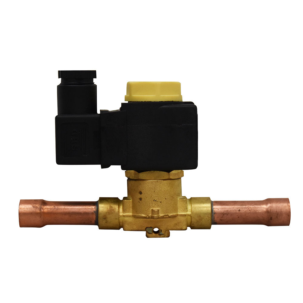 Válvula solenoide para freón soldable bronce Cematic